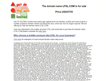 Tablet Screenshot of lfsl.com